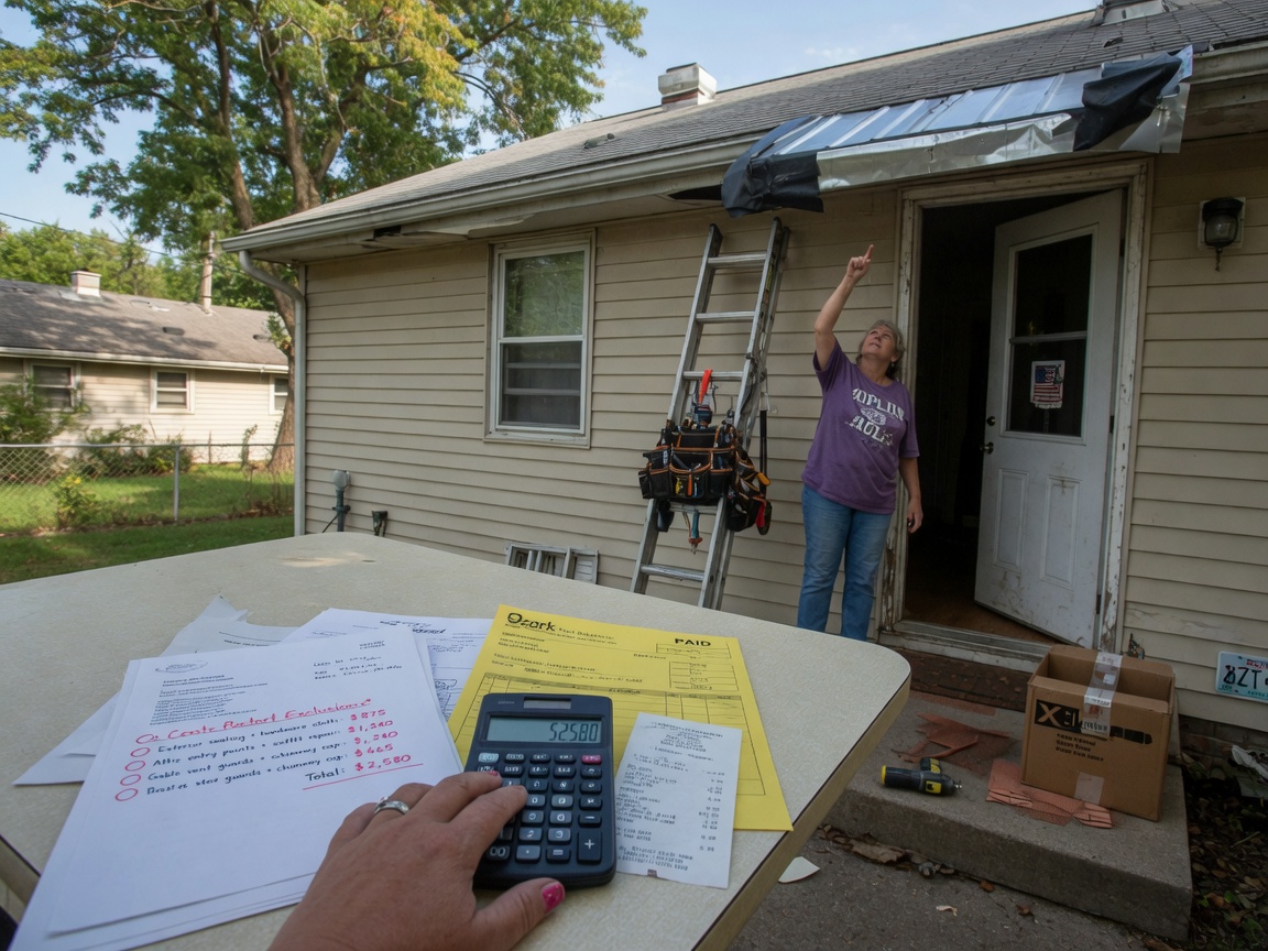 What Joplin Homeowners Actually Pay for Rodent Exclusion Work